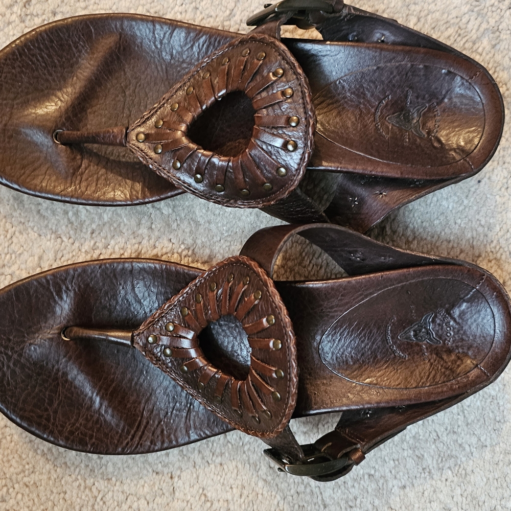 Ariat Brown Leather Sandals